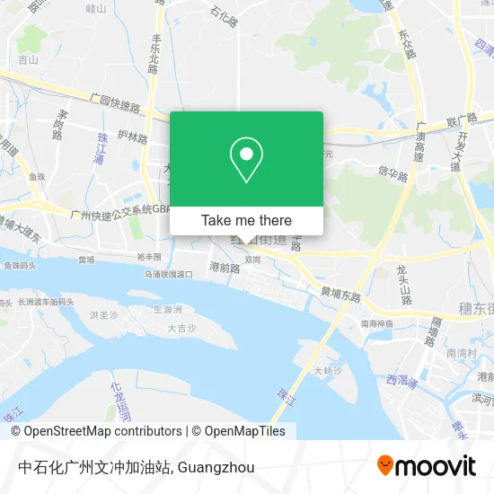 中石化广州文冲加油站 map