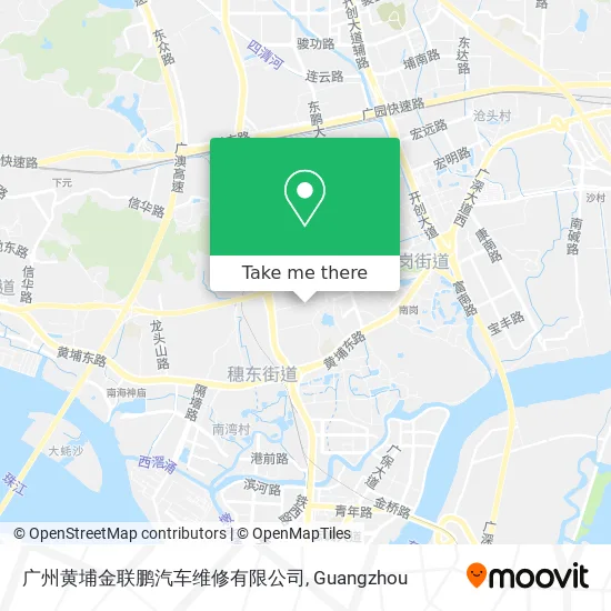 广州黄埔金联鹏汽车维修有限公司 map