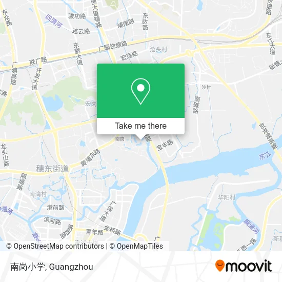 南岗小学 map