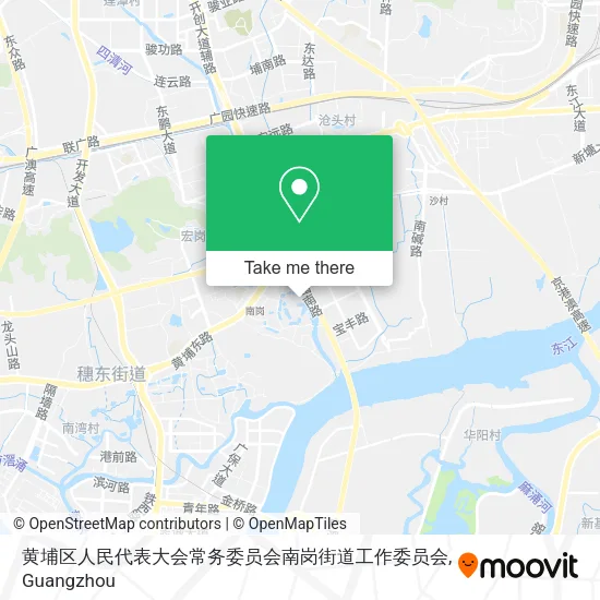 黄埔区人民代表大会常务委员会南岗街道工作委员会 map