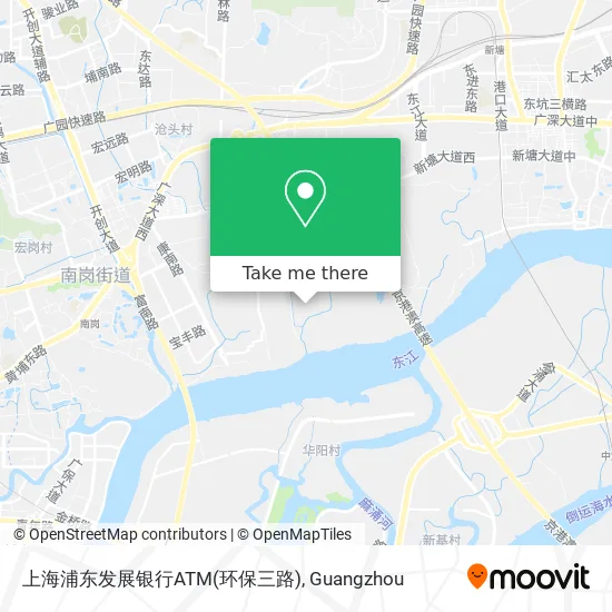 上海浦东发展银行ATM(环保三路) map