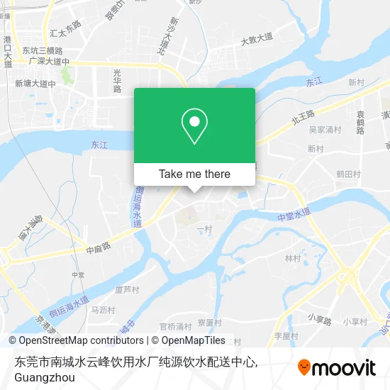 东莞市南城水云峰饮用水厂纯源饮水配送中心 map