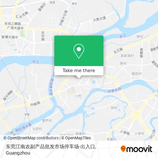 东莞江南农副产品批发市场停车场-出入口 map