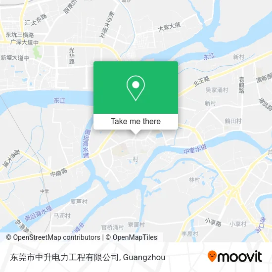 东莞市中升电力工程有限公司 map