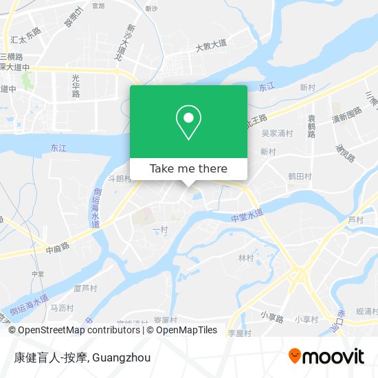 康健盲人-按摩 map