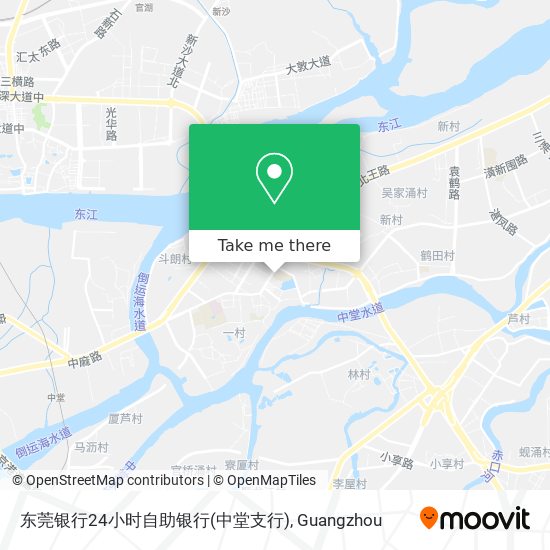 东莞银行24小时自助银行(中堂支行) map
