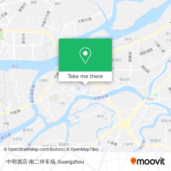 中明酒店-南二停车场 map