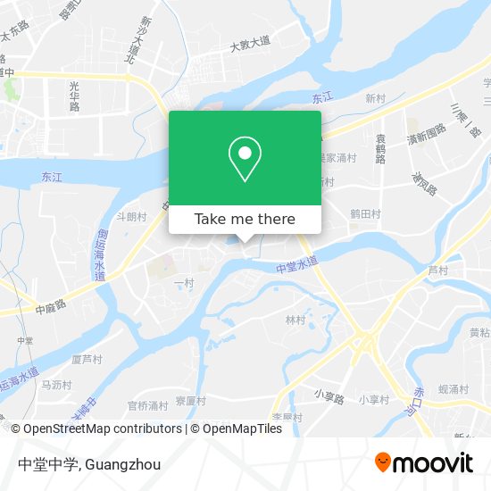 中堂中学 map