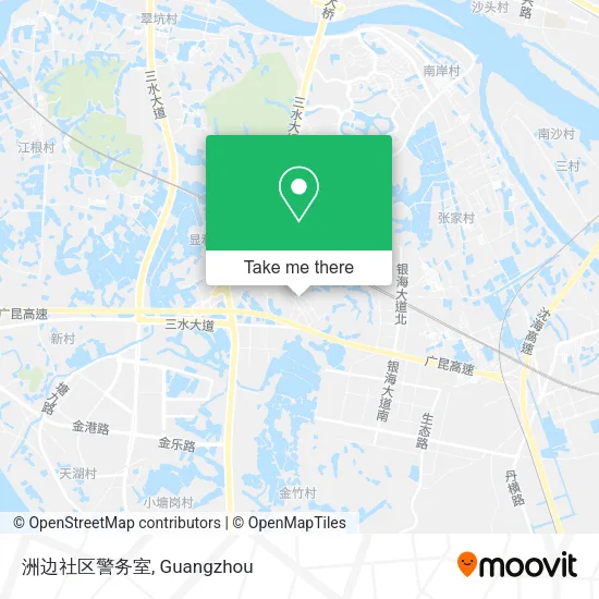 洲边社区警务室 map