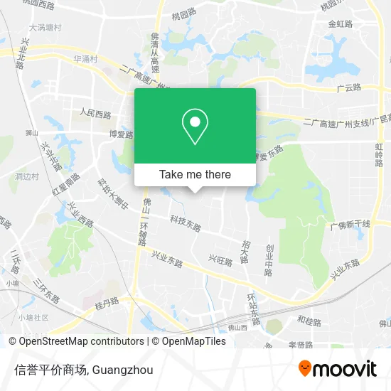 信誉平价商场 map