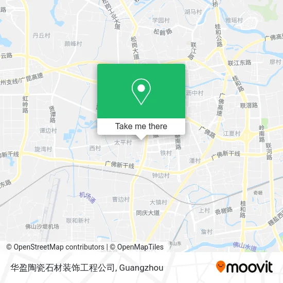 华盈陶瓷石材装饰工程公司 map
