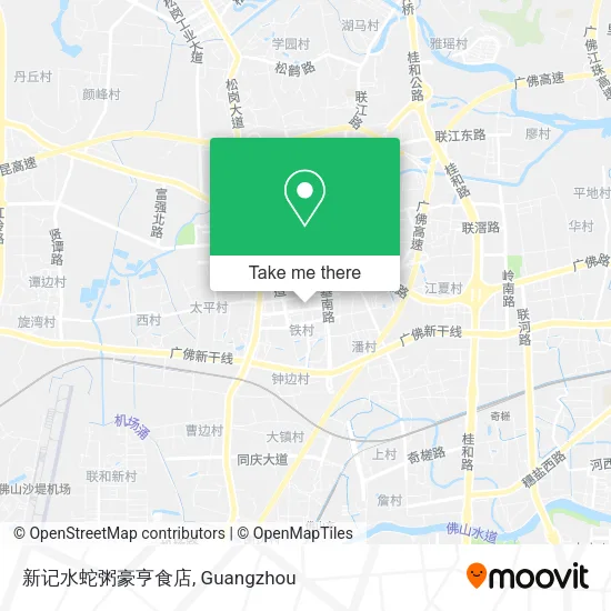 新记水蛇粥豪亨食店 map