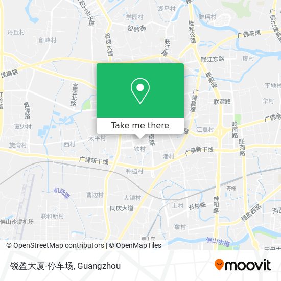 锐盈大厦-停车场 map