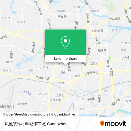 凤池装饰材料城停车场 map
