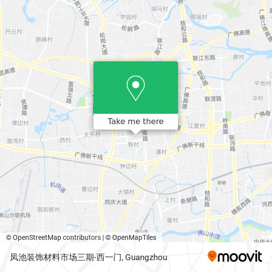 凤池装饰材料市场三期-西一门 map