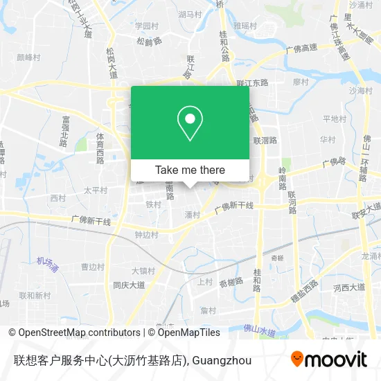联想客户服务中心(大沥竹基路店) map