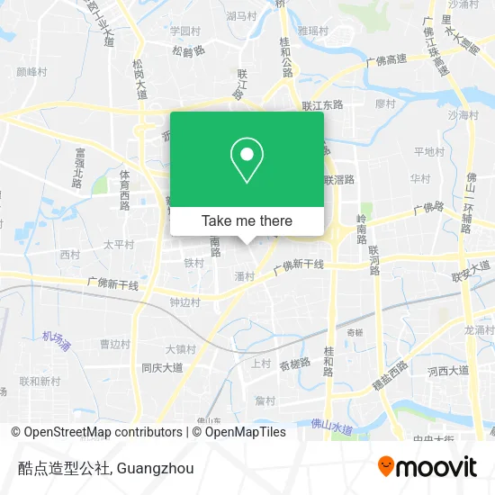 酷点造型公社 map