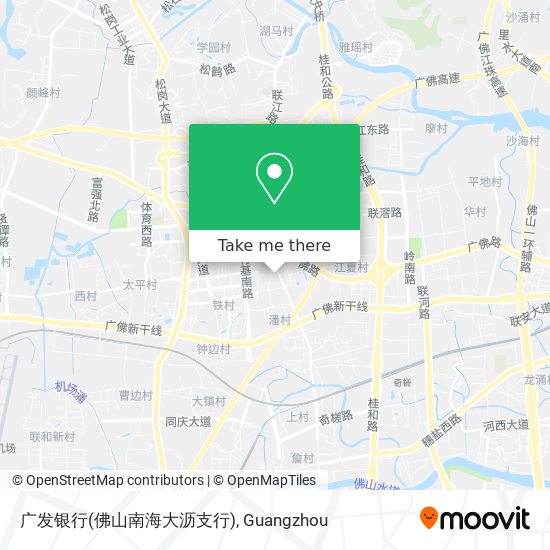 广发银行(佛山南海大沥支行) map