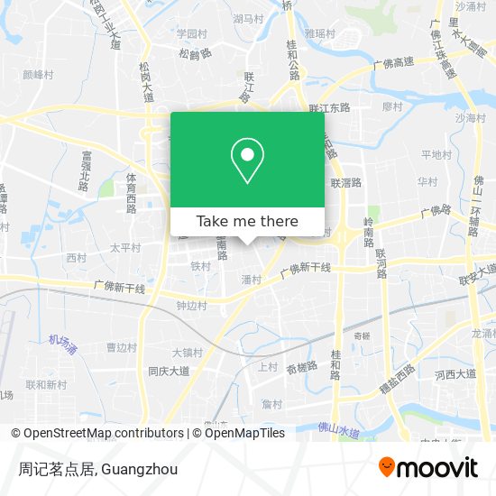 周记茗点居 map
