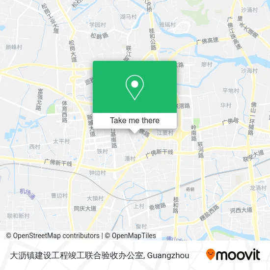大沥镇建设工程竣工联合验收办公室 map