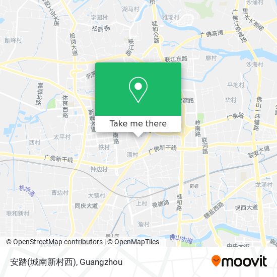 安踏(城南新村西) map