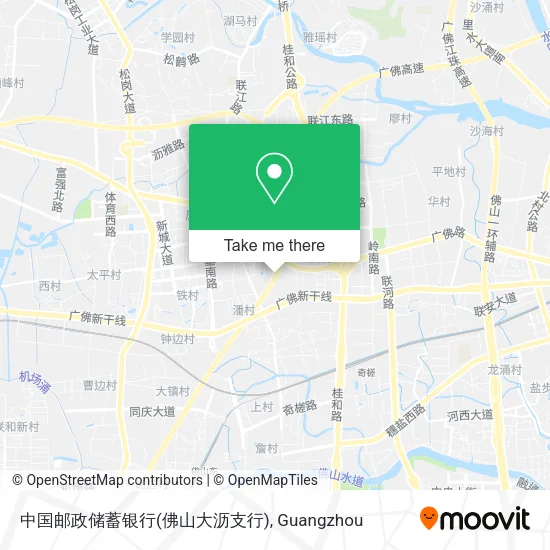 中国邮政储蓄银行(佛山大沥支行) map