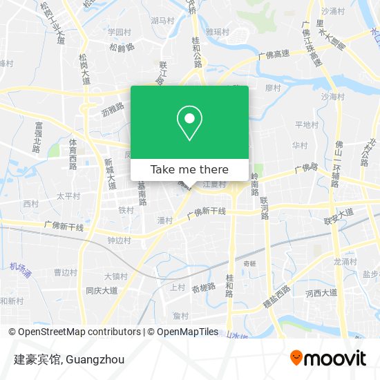 建豪宾馆 map