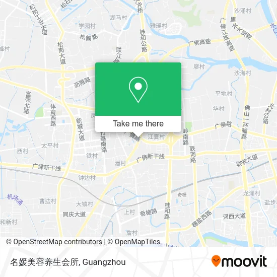 名媛美容养生会所 map