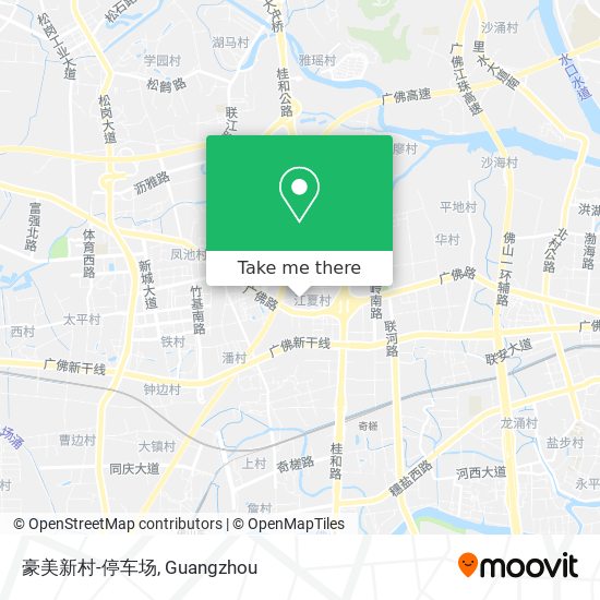 豪美新村-停车场 map