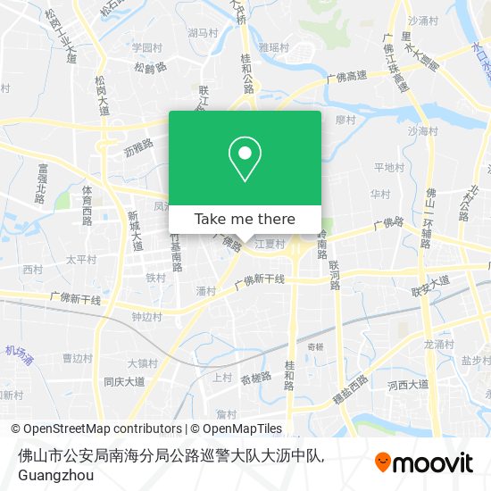 佛山市公安局南海分局公路巡警大队大沥中队 map