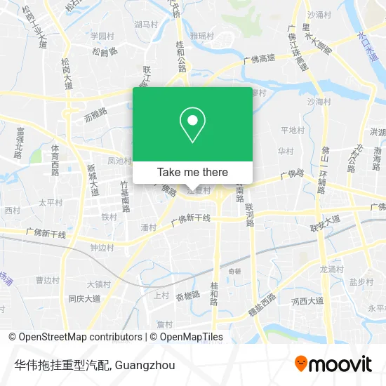 华伟拖挂重型汽配 map