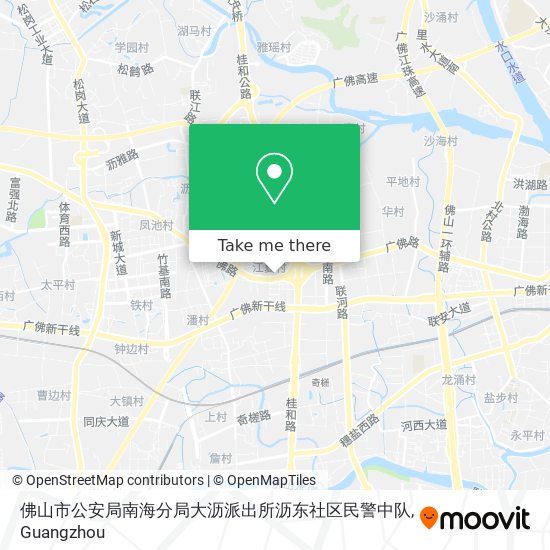 佛山市公安局南海分局大沥派出所沥东社区民警中队 map