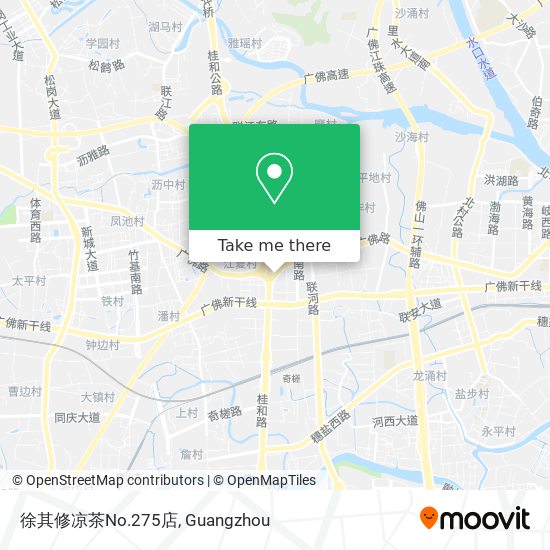 徐其修凉茶No.275店 map