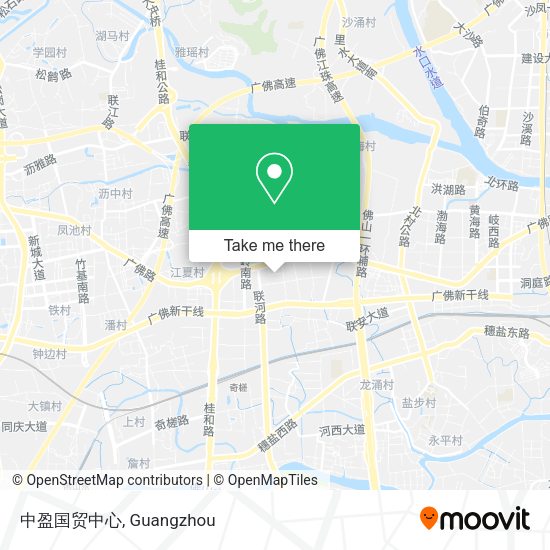 中盈国贸中心 map