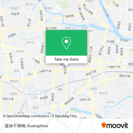 森脉不锈钢 map