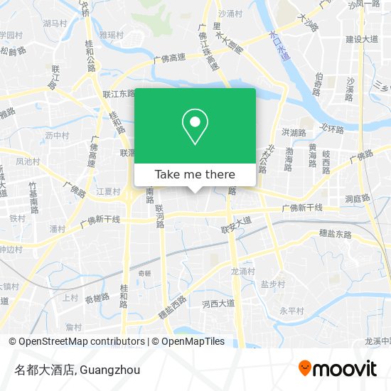 名都大酒店 map