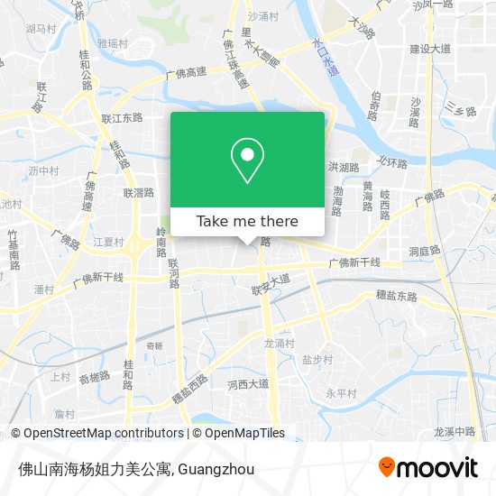 佛山南海杨姐力美公寓 map