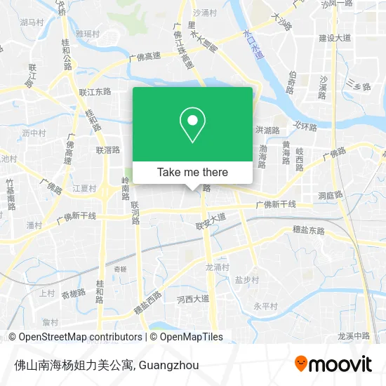 佛山南海杨姐力美公寓 map