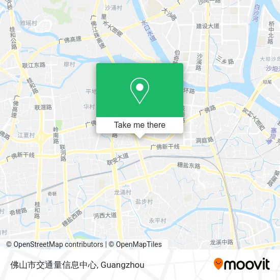 佛山市交通量信息中心 map