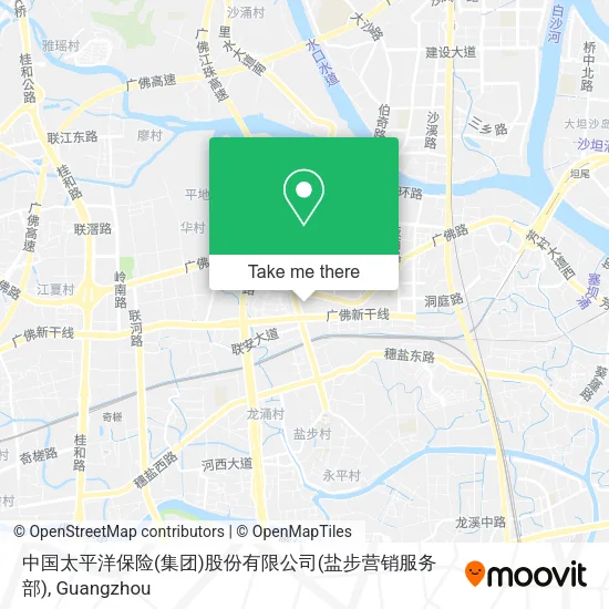 中国太平洋保险(集团)股份有限公司(盐步营销服务部) map