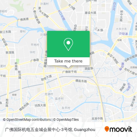 广佛国际机电五金城会展中心-3号馆 map