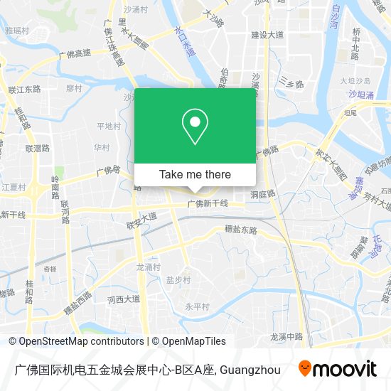 广佛国际机电五金城会展中心-B区A座 map