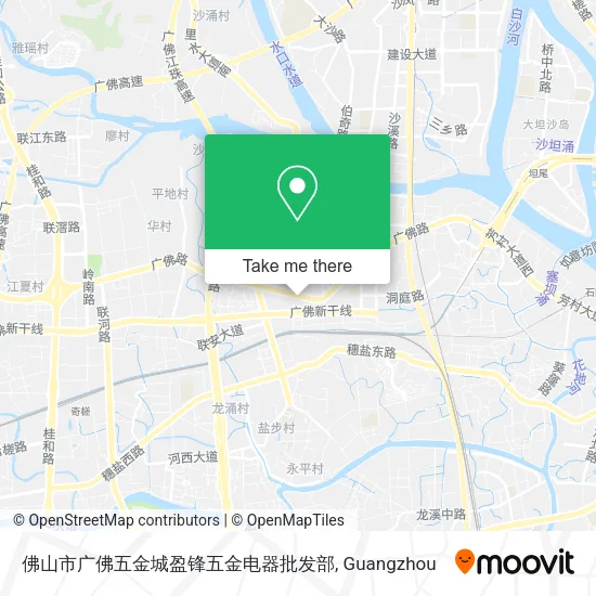 佛山市广佛五金城盈锋五金电器批发部 map