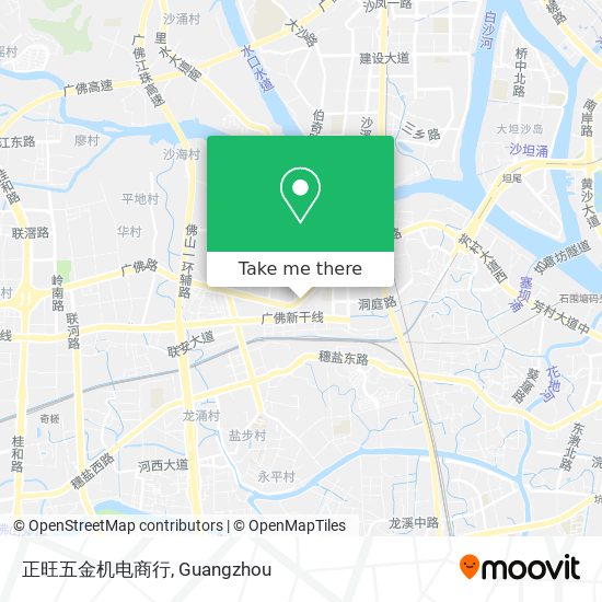正旺五金机电商行 map