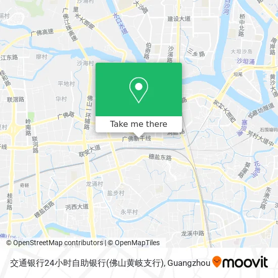 交通银行24小时自助银行(佛山黄岐支行) map