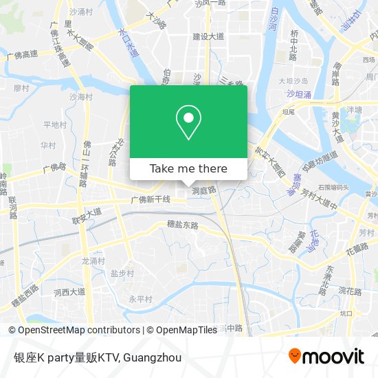 银座K party量贩KTV map