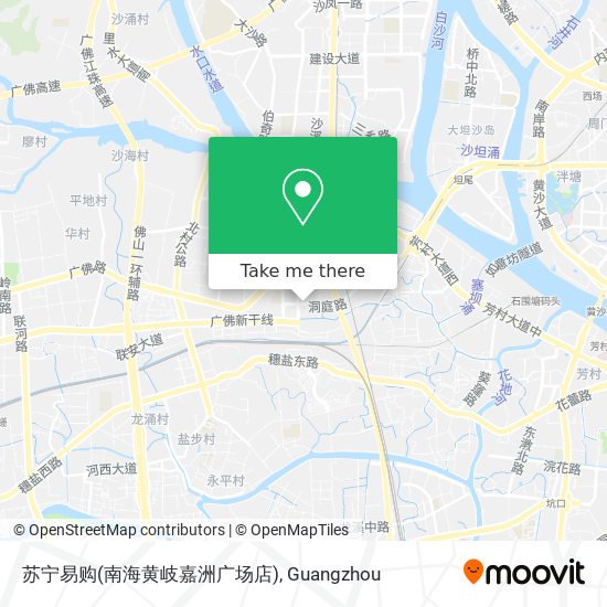 苏宁易购(南海黄岐嘉洲广场店) map
