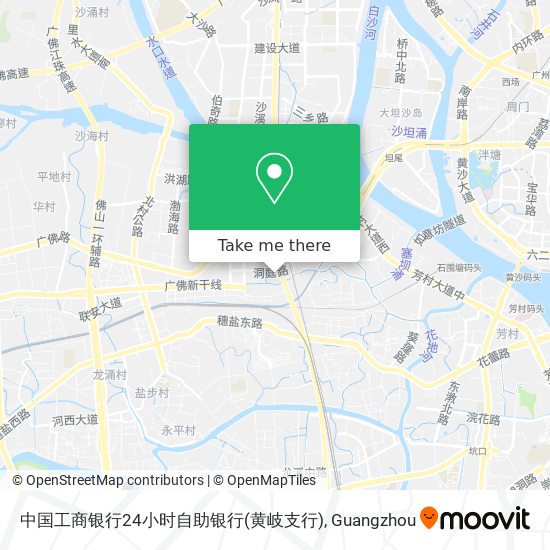中国工商银行24小时自助银行(黄岐支行) map