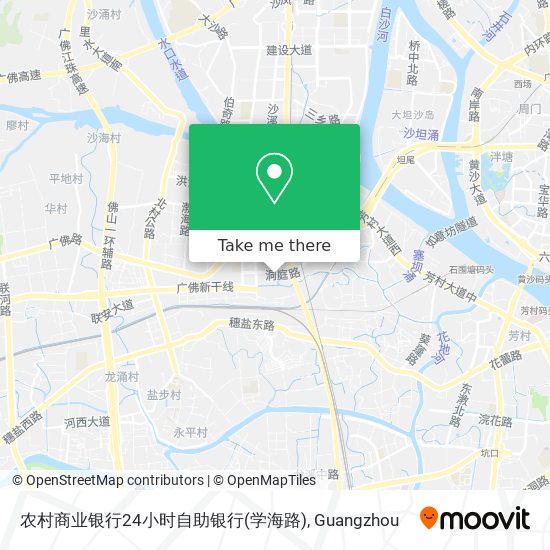 农村商业银行24小时自助银行(学海路) map