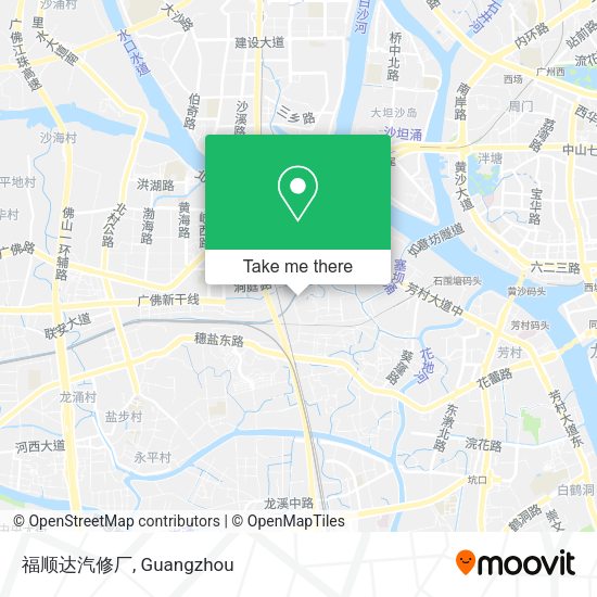 福顺达汽修厂 map
